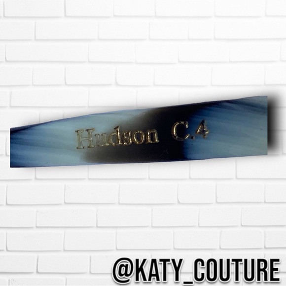 ILLESTEVA HUDSON C4 SUNGLASSES IN WHITE TORTOISE W/GREEN MIRROR LENSE, OS, NWOT. - Picture 4 of 7